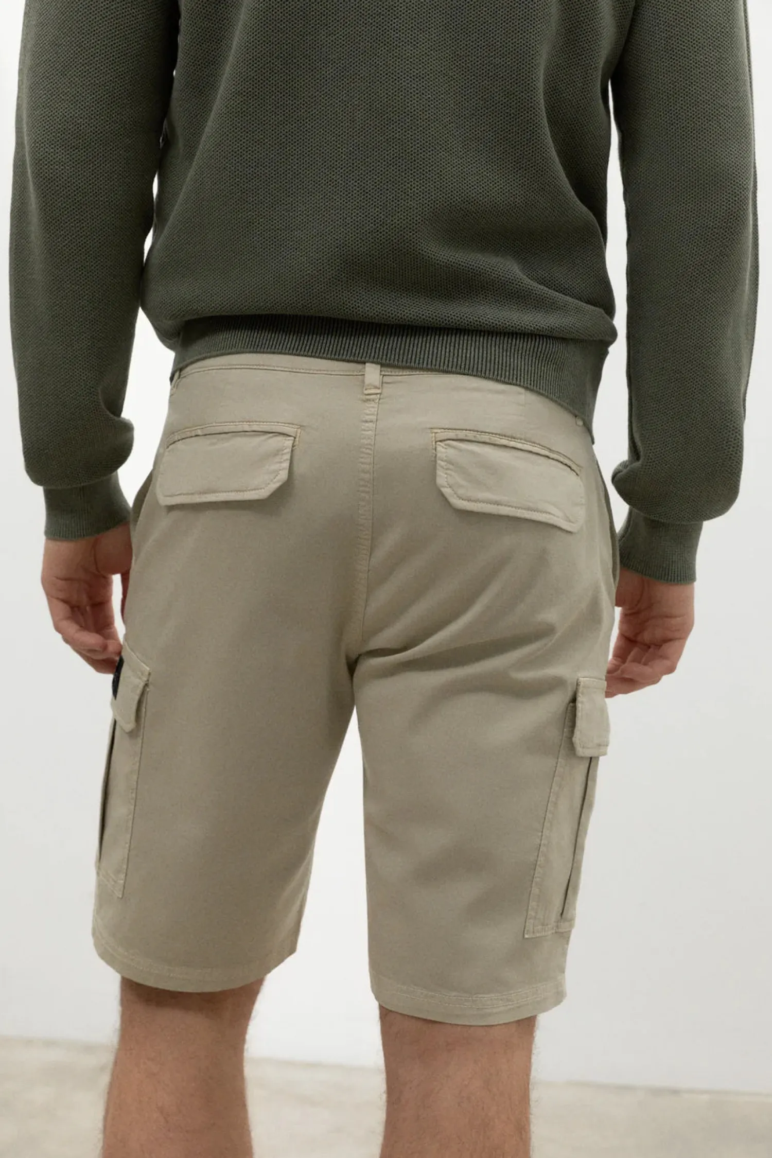Online Short in Cotone Riciclato / Uomo Pantaloncini