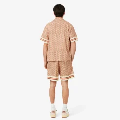 Best Shorts Leggero con Stampa Monogramma / Uomo Pantaloncini