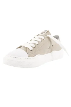 Outlet Sneaker con Doppio Tessuto / Beige Uomo Sneakers
