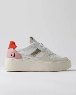 Best Sneaker Court Platform Vintage in Pelle / Donna Sneakers