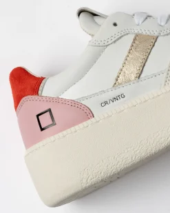 Best Sneaker Court Platform Vintage in Pelle / Donna Sneakers