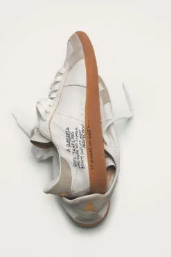 Hot Sneaker in Nappa con Lettering / Donna Sneakers