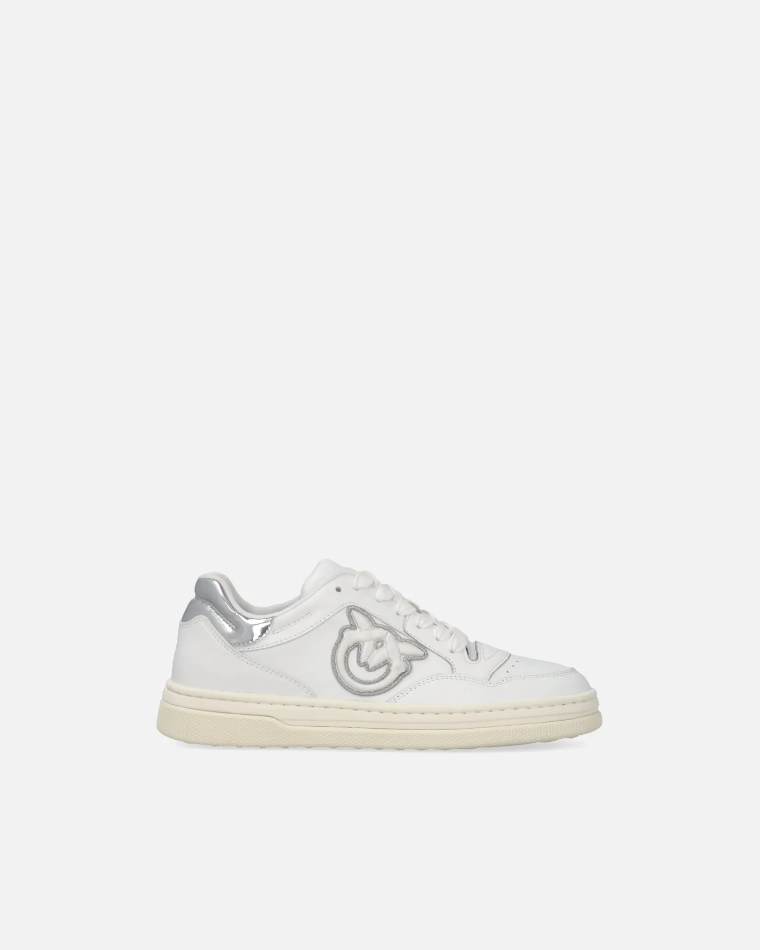 Sale Sneakers in Pelle con Dettagli Metallizzati / Donna Sneakers