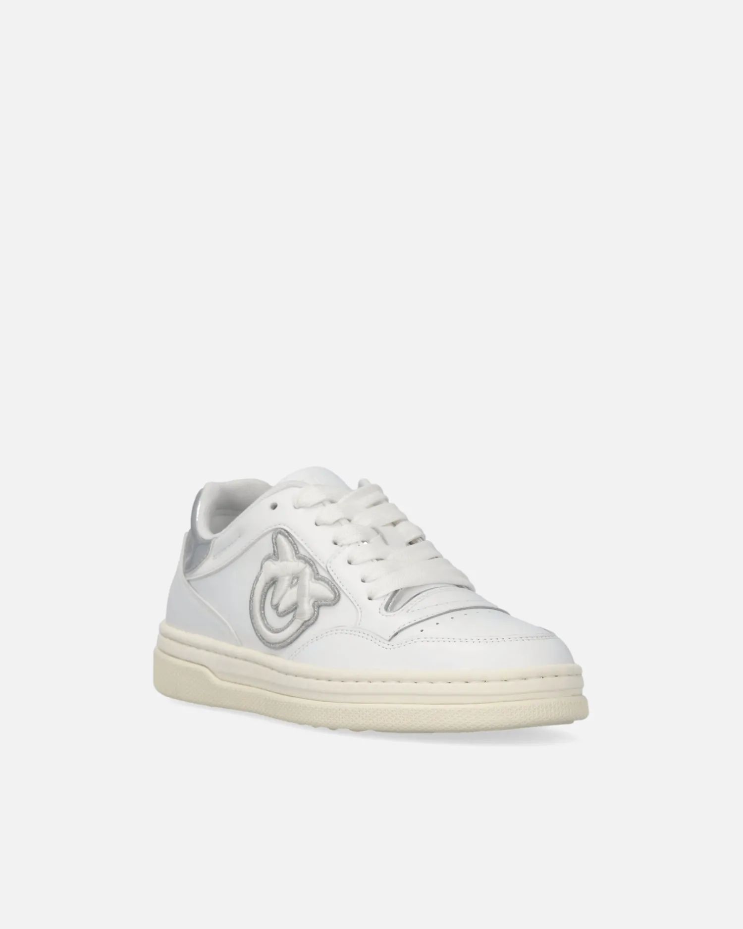 Sale Sneakers in Pelle con Dettagli Metallizzati / Donna Sneakers