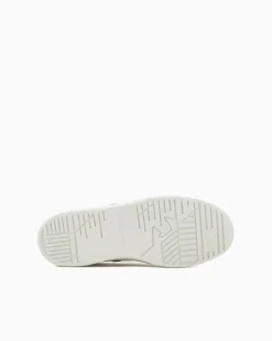 New Sneakers in Pelle con Dettaglio Logato / Uomo Sneakers