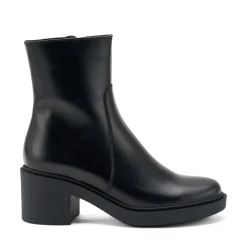 New Stivaletto in Pelle con Tacco / Donna Stivali