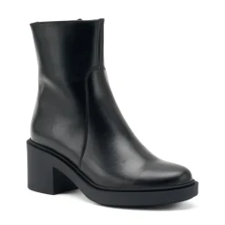 New Stivaletto in Pelle con Tacco / Donna Stivali