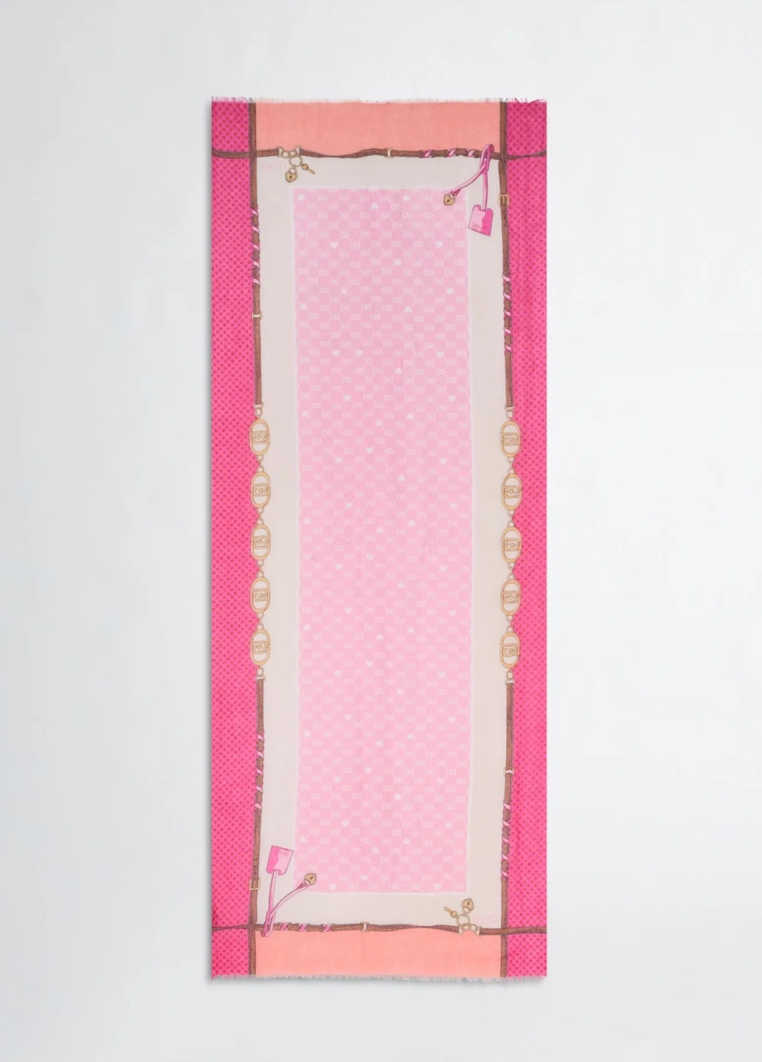 Discount Stola con Fantasia a Cuori / Donna Sciarpe