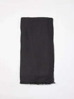 Best Stola in Modal e Cotone con Logo Jacquard / Uomo Sciarpe