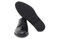 Discount Stringata in Pelle con Fondo in Gomma / Uomo Derby