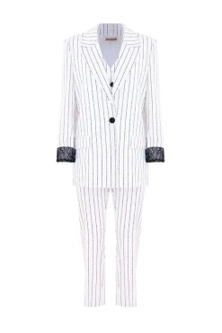 Outlet Tailleur a Fantasia Completo con Gilet / Donna Abiti