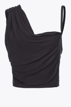 Top Asimmetrico in Interlock Crepe / Donna Top