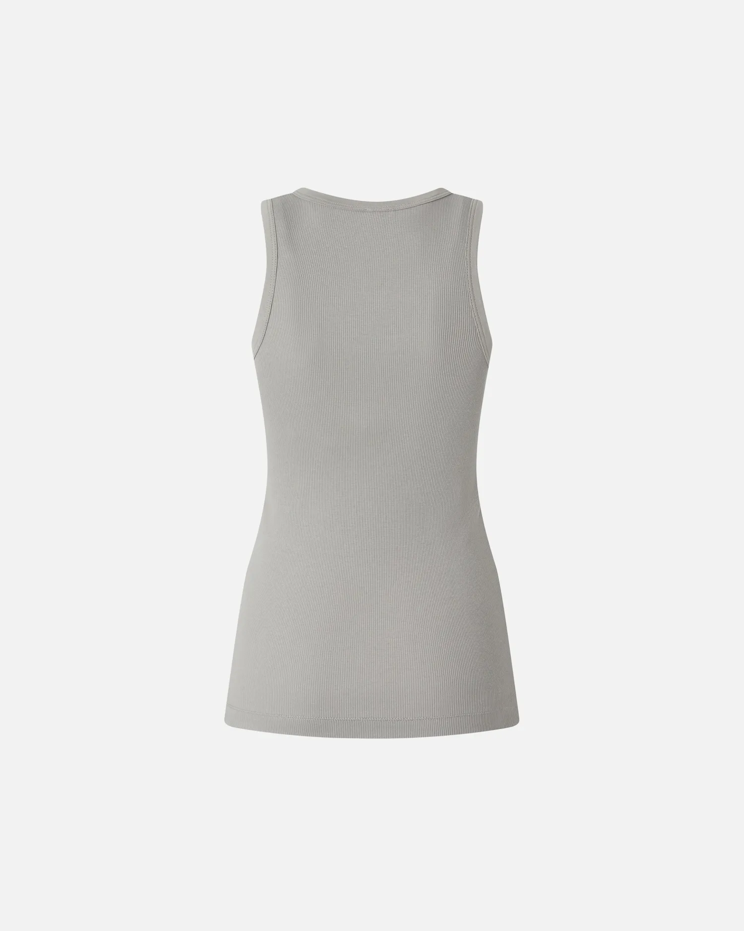 Clearance Top Canottiera a Costine con Logo / Donna Top