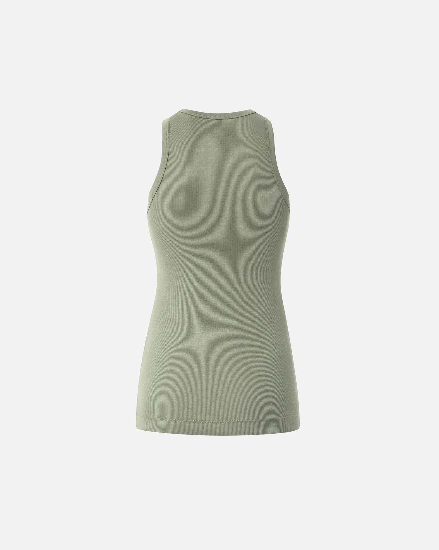 New Top Canottiera a Costine con Logo / Donna Top