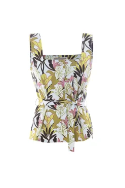 Online Top con Fantasia in Cotone / Donna Top