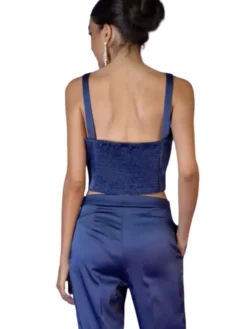 Outlet Top Corto in Raso / Donna Top