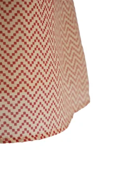 Sale Top in Cotone con Fantasia / Bordeaux Donna Top