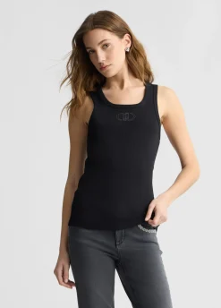 Outlet Top in Cotone con Logo / Donna T-shirt