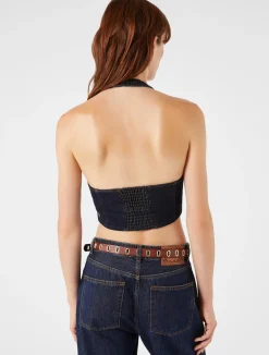 New Top in Denim / Donna Top|Denim