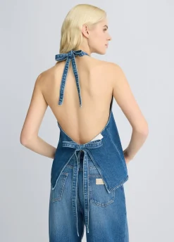 Clearance Top in Denim / Donna Top|Denim
