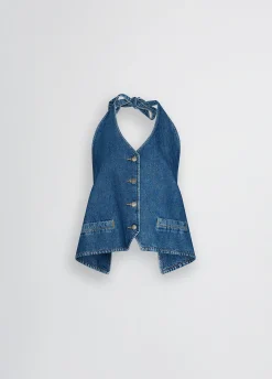 Clearance Top in Denim / Donna Top|Denim