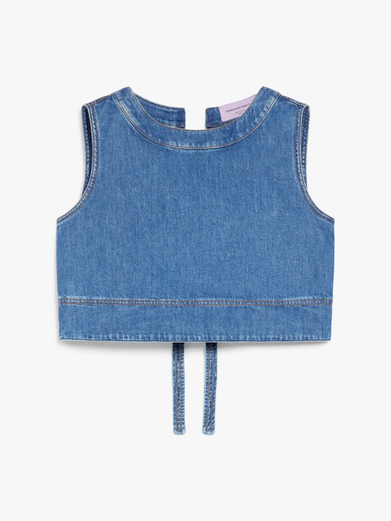 Clearance Top in Denim di Cotone / Donna Top|Denim