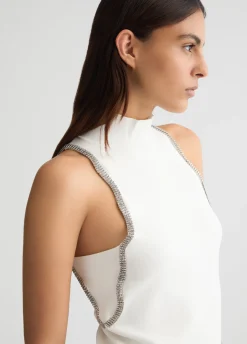 Outlet Top in Maglia con Strass / Donna Top