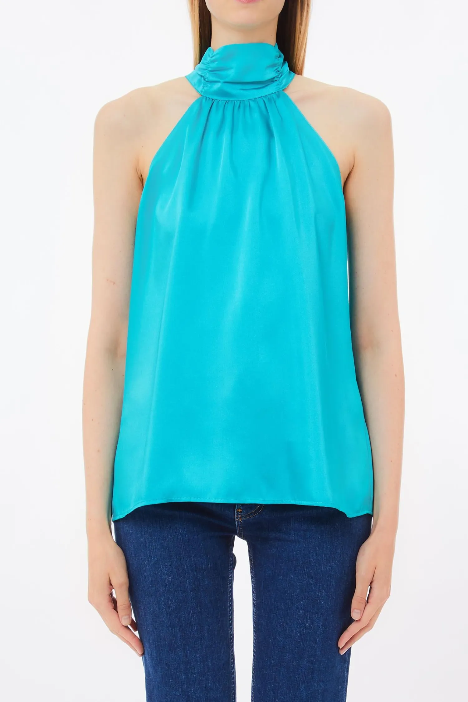 Outlet Top in Raso / Donna Top