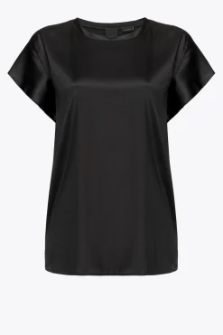 Best Top in Satin Stretch / Donna Bluse
