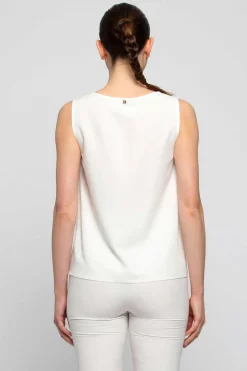 Outlet Top in Viscosa e Lino / Donna Top