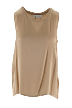 Online Top Smanicato in Viscosa / Donna Top