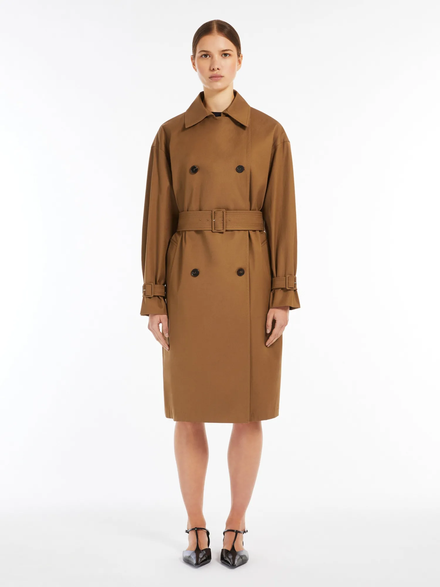 New Trench in Cotone Antigoccia / Donna Giubbini