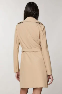 New Trench in Tessuto Bielastico / Donna Giubbini