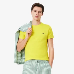 T-Shirt a Girocollo in Jersey di Cotone Pima / Uomo T-shirt