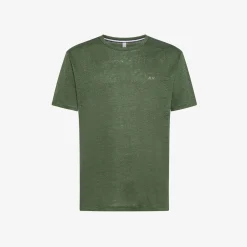 Online T-Shirt a Mezze Maniche in Lino / Uomo T-shirt