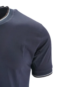 Sale T-Shirt con Bordi a Contrasto / Uomo T-shirt