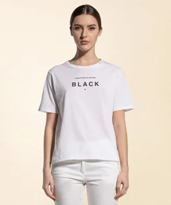 Best T-shirt con lettering sul davanti / Donna T-shirt