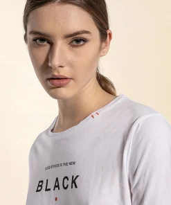 Best T-shirt con lettering sul davanti / Donna T-shirt