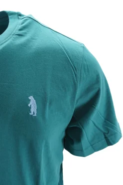 Discount T-Shirt con Logo Ricamato / Uomo T-shirt