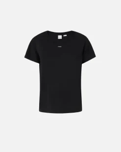 Online T-Shirt con Mini Logo / Donna T-shirt