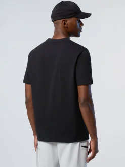 New T-Shirt con Patch sul Petto / Uomo T-shirt