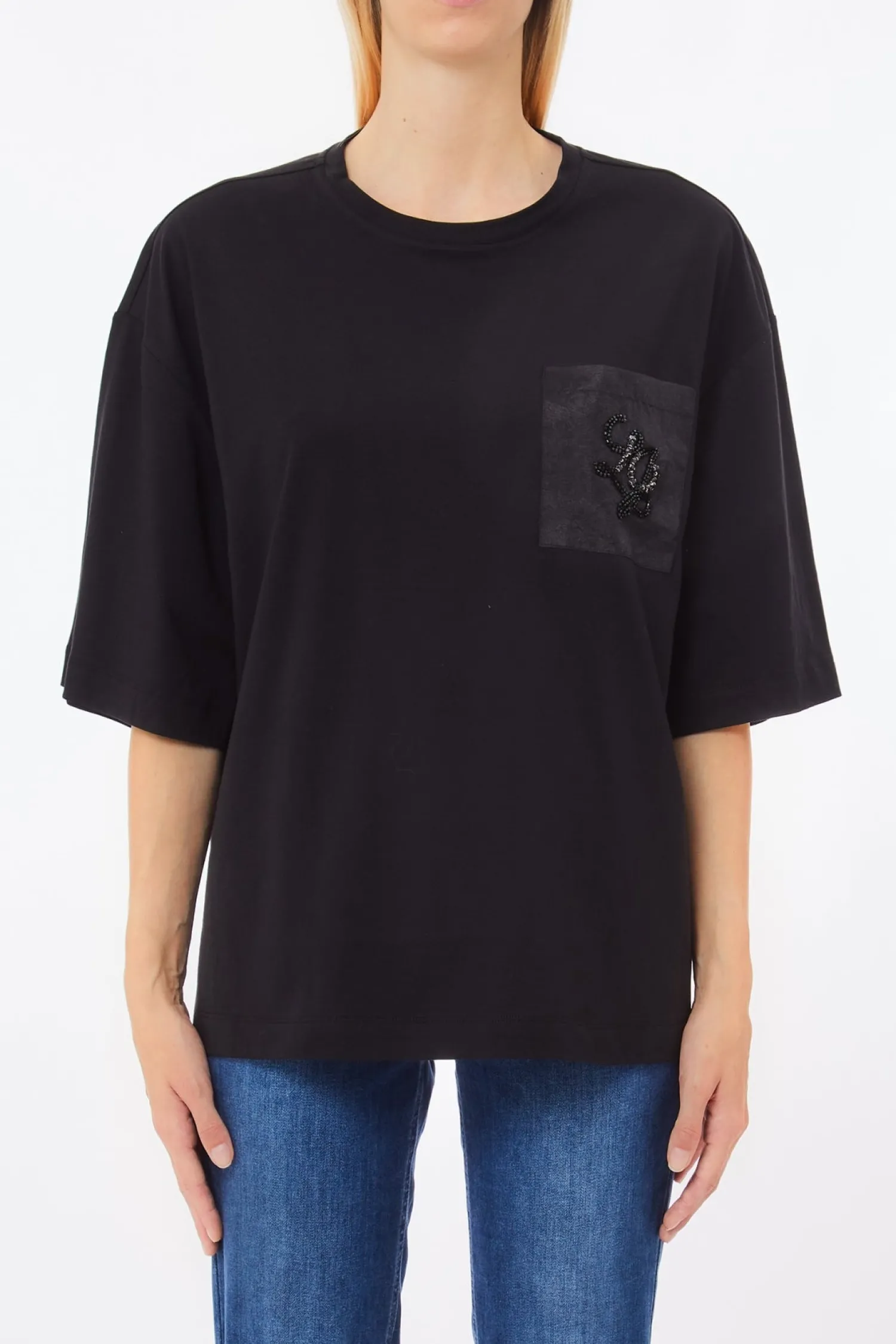 T-Shirt con Ricamo Gioiello / Donna T-shirt