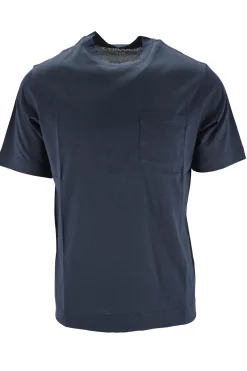Online T-Shirt con Taschino in Jersey di Cotone / Uomo T-shirt