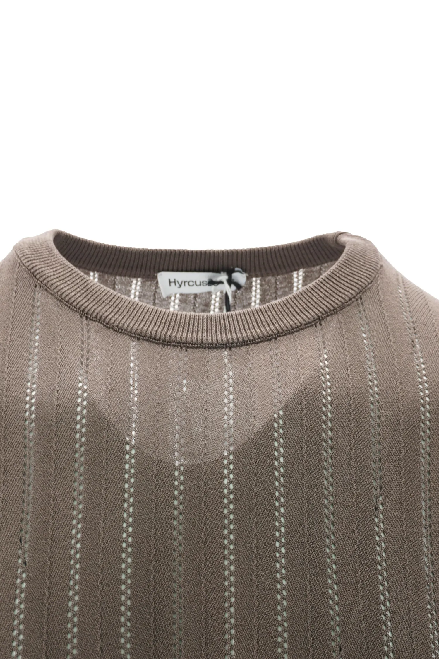 New T-Shirt con Tramatura Traforata / Uomo T-shirt