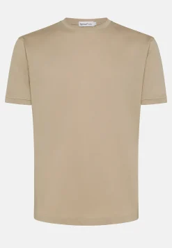Discount T-Shirt Girocollo in Cotone Filo di Scozia / Uomo T-shirt