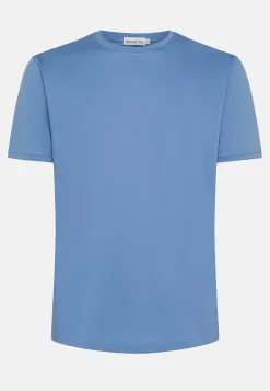 Online T-Shirt Girocollo in Cotone Filo di Scozia / Uomo T-shirt