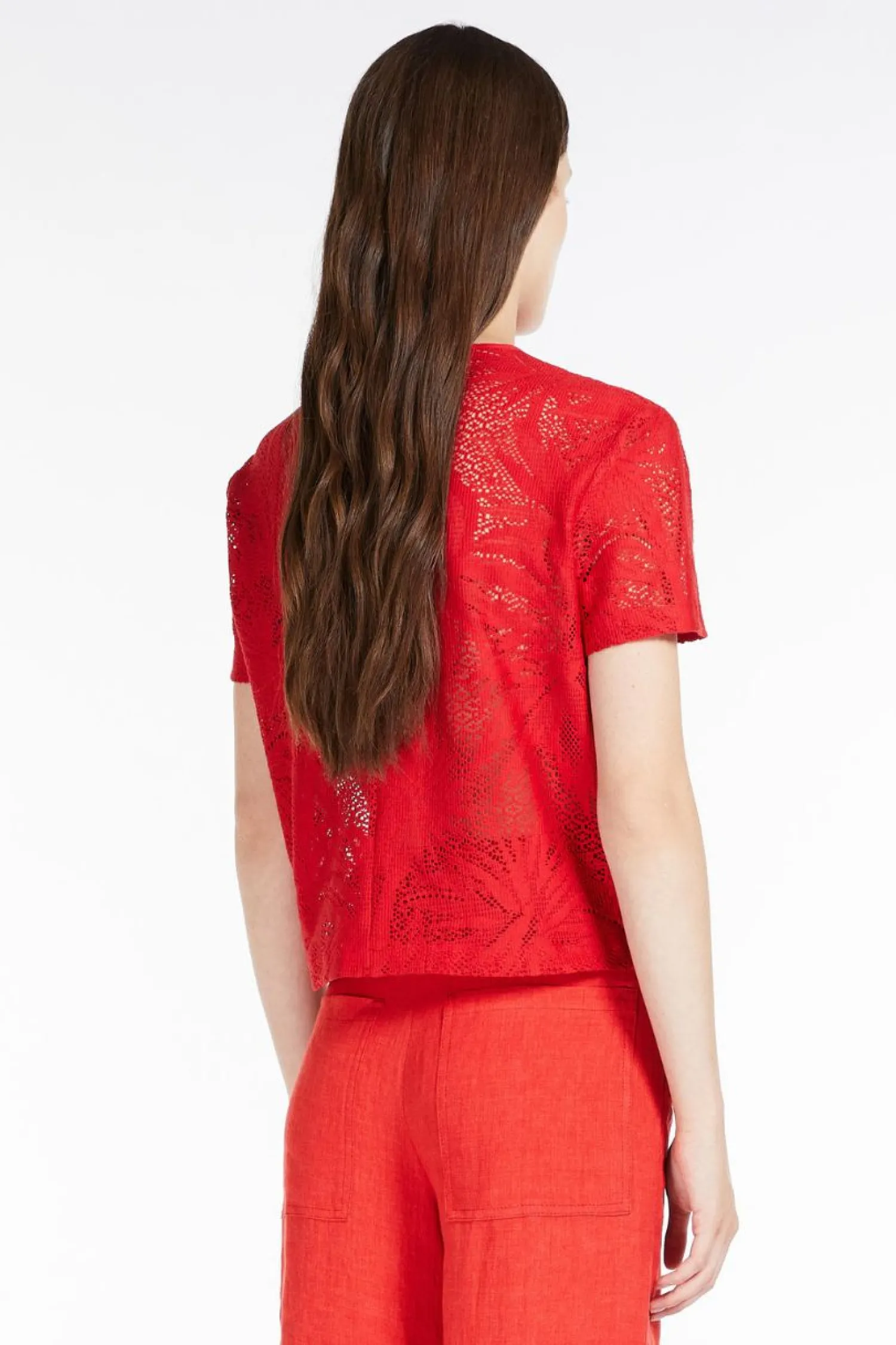 Discount T-Shirt Girocollo in Pizzo MaxMara / Donna T-shirt