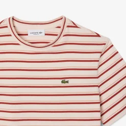 New T-Shirt in Cotone a Righe / Donna T-shirt