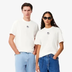 Online T-Shirt in Cotone con Logo Frontale / Donna T-shirt|T-shirt
