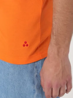 Hot T-Shirt in Cotone con Logo / Uomo T-shirt